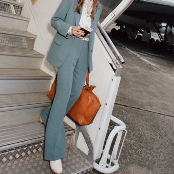 Zara High Waisted Wide Leg Pants - Picture 3 of 13